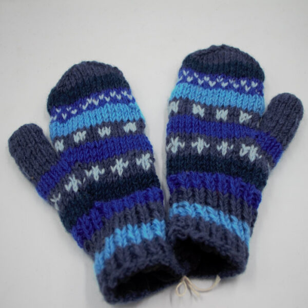 Made in Nepal Vintage Warm Wool Gloves