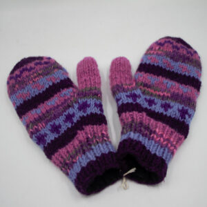 wool mittens soft woven kid’s gloves