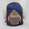 Multicolor Handmade organic hemp book bag