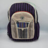 Multi pockets gheri durable hemp school bag