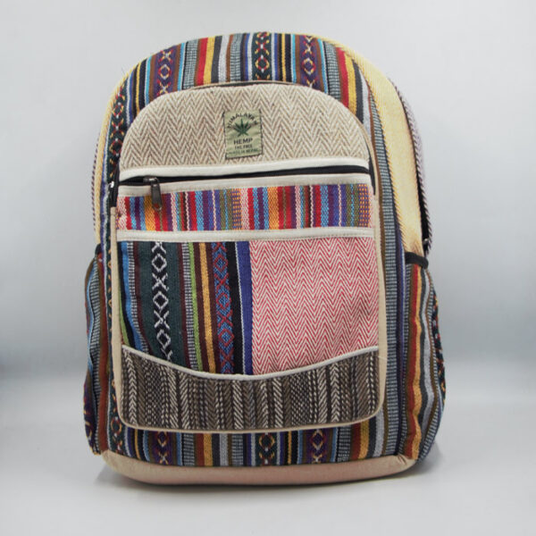 Boho Gheri Patched Lightweight Hemp Bag