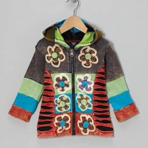 Razor Cut and Hippie Patchwork Kid Jacket