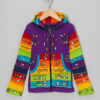 Rainbow Hippie Cotton Children Jacket