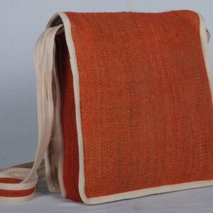 Plain orange tone stylish women side bag