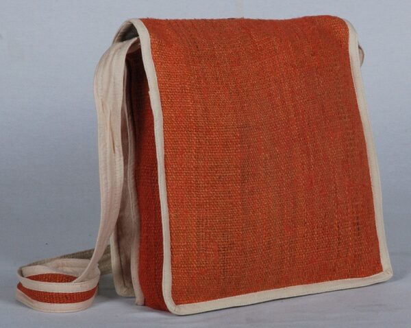 Plain orange tone stylish women side bag