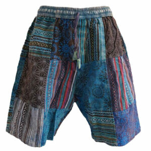 Bohemian Style Gheri Patch Half Trouser