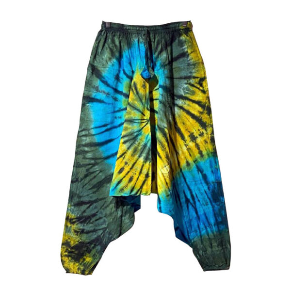 Colorful hippie tie dye yoga pant