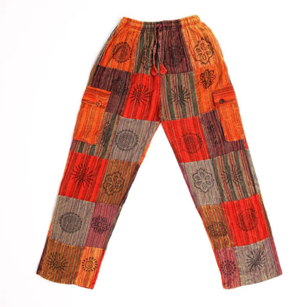 Bohemian Unisex Made in Nepal Hippie Patchwork Pant