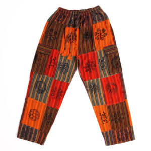 Multicolor Patchwork Hippie cotton Pant