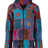 Patchwork and razor cut Hippie Children Jacket