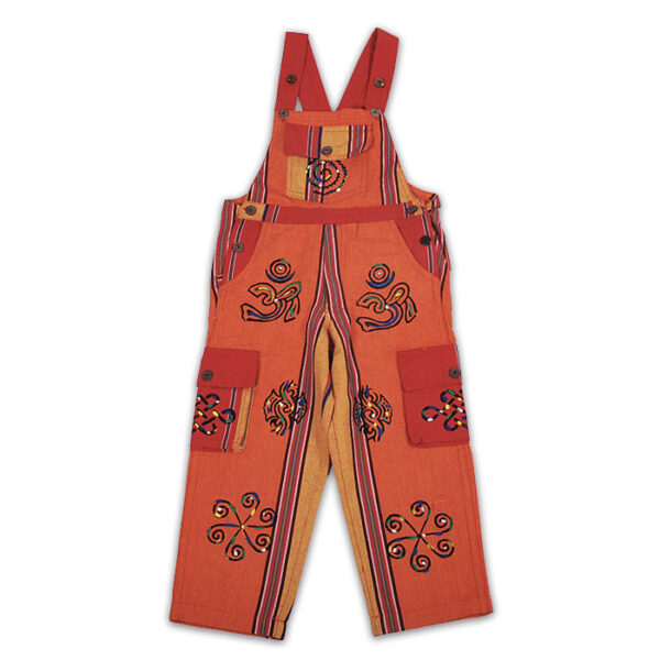 Handmade kid's hippie Dungarees