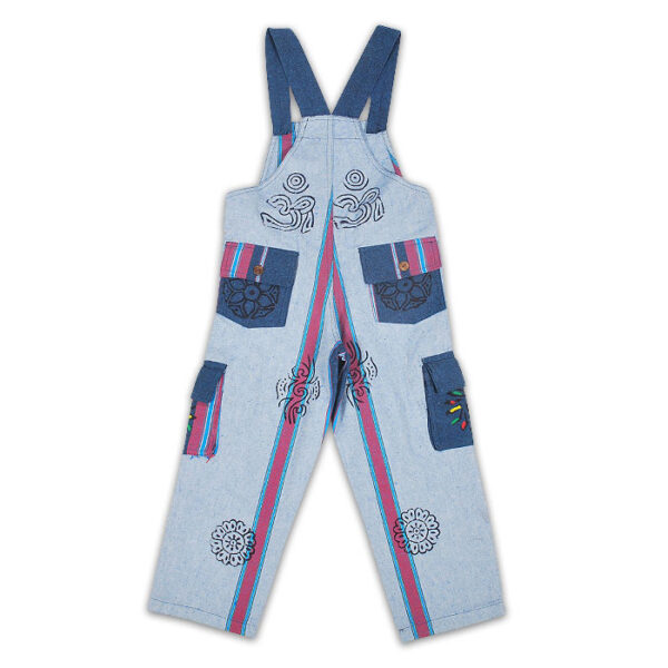 Handmade kid's hippie Dungarees