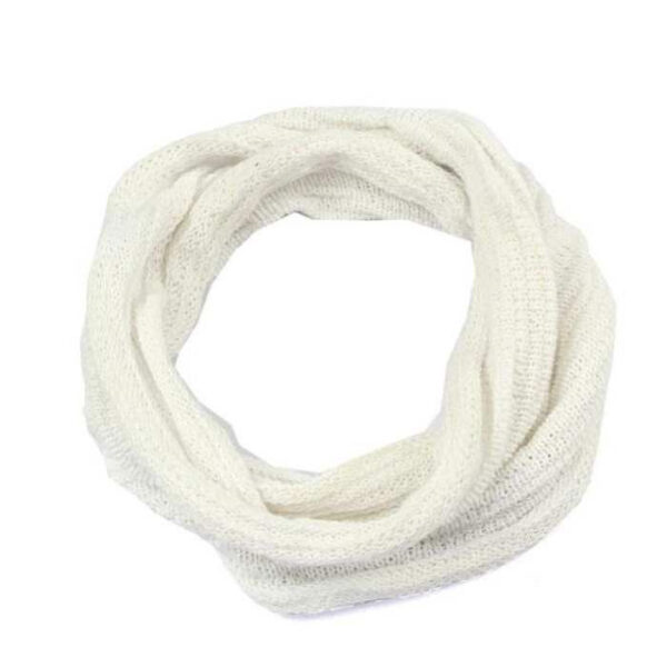 White tone hippie unisex cotton hair band