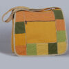 Colorful patched handmade cross body bag