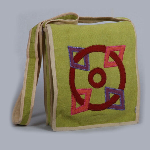 Medium crochet ladies cotton side bag