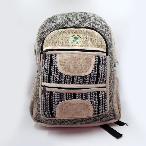 Eco Friendly Fair Trade Hemp Travel Backpack