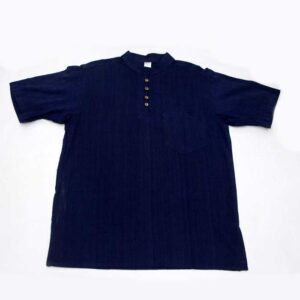 Organic Cotton Navy Blue Half Sleeve T-shirt