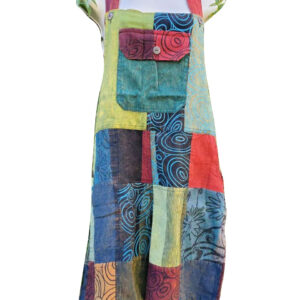 Fair Trade Patchwork Hippie Harem Dungaree