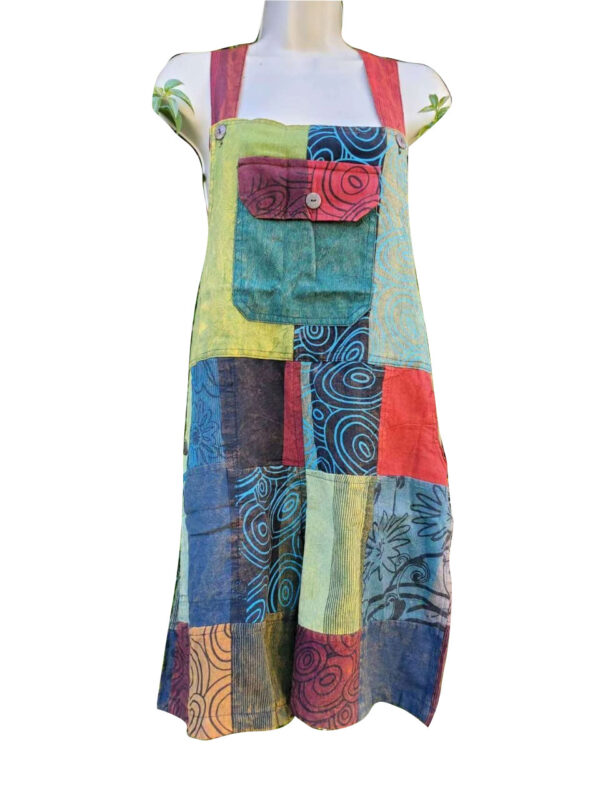 Fair Trade Patchwork Hippie Harem Dungaree