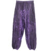 Sustainable purple tone comfy cotton pant