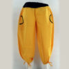 Plain Yellow Tone Hippie Meditation Trouser