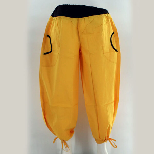 Plain Yellow Tone Hippie Meditation Trouser