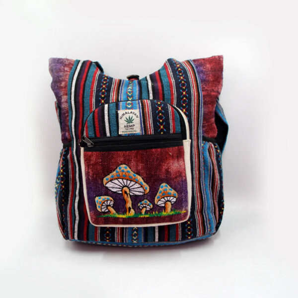 Gheri Patched Mushroom Print Side Bag