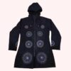 Long Hippie Cotton Winter Jacket For Woman