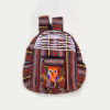 Artisanal Owl Embroidered Full Gheri Backpack