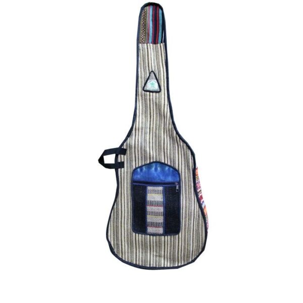 Hand Crafted Hippie Guitar Hemp Bag