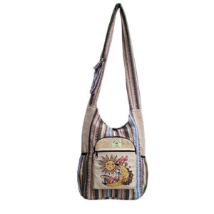 Light Weight Hippie Printed Hemp Shoulder Bag