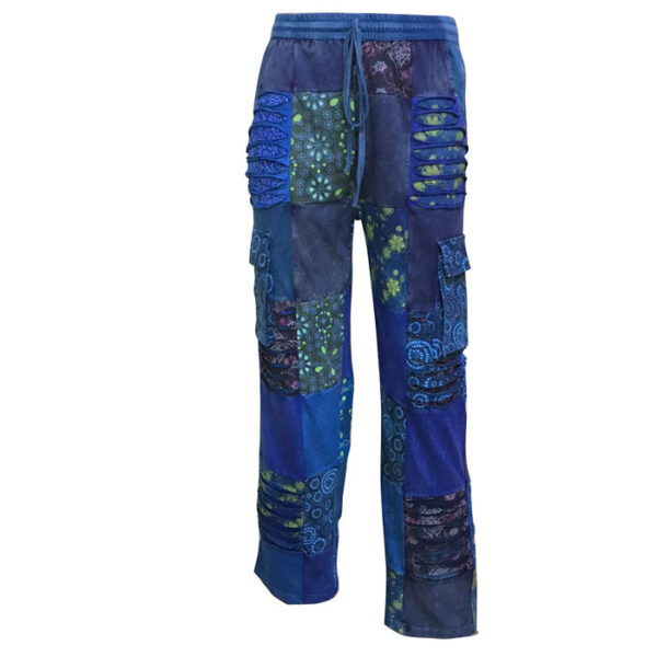 Classy Hippie Purple Mix Patchwork Pant