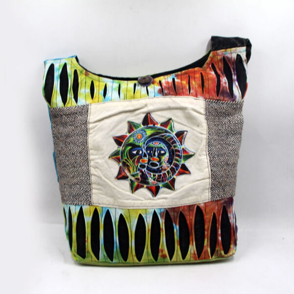 Colorful Cutwork Hippie Ladies Shoulder Bag