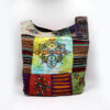 Colorful Design Razor Cut Cotton Side Bag