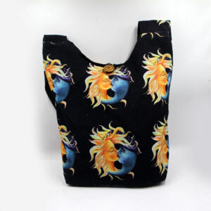 Strong & Durable Printed Cotton Side Bag