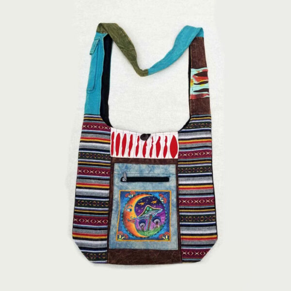Ethnic Hippie Catchy Design Street Shoulder Bag