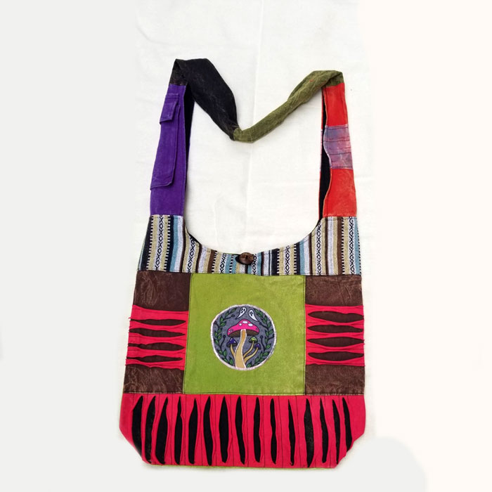 Razor Cut Hippie Durable Cotton Shoulder Bag Clothing in Nepal Pvt Ltd