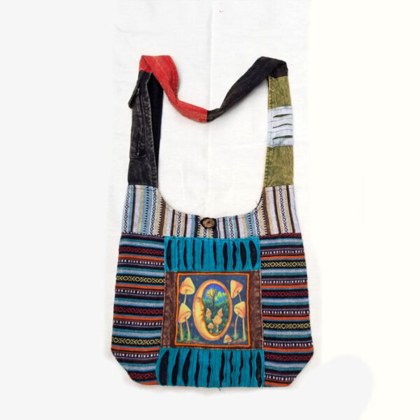 Boho Ethnic – Inspired Cotton Shoulder Bag