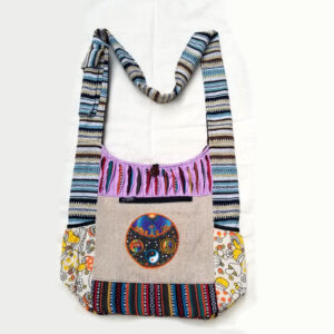 Eco Friendly Jazzy Nepalese Cotton Shoulder Bag