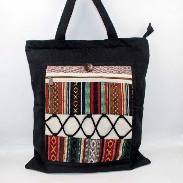 Himalayan Handmade Tote Cotton and Hemp Bag