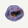 Fair Trade Flower Embroidered Hemp Brim Hat