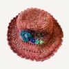Reddish Tone Hippie Hemp Headwear