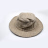 Plain Gray Stylish Round Hemp Hat