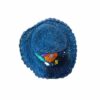 Dark Blue Colored Boho Festival Hemp Hat
