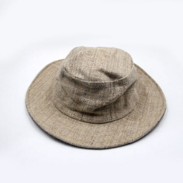 Ecofriendly Hemp Cotton Round Summer Hat