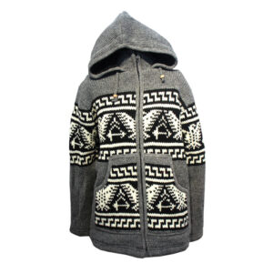 Boho Patterns Hippie Woolen Jacket for Men