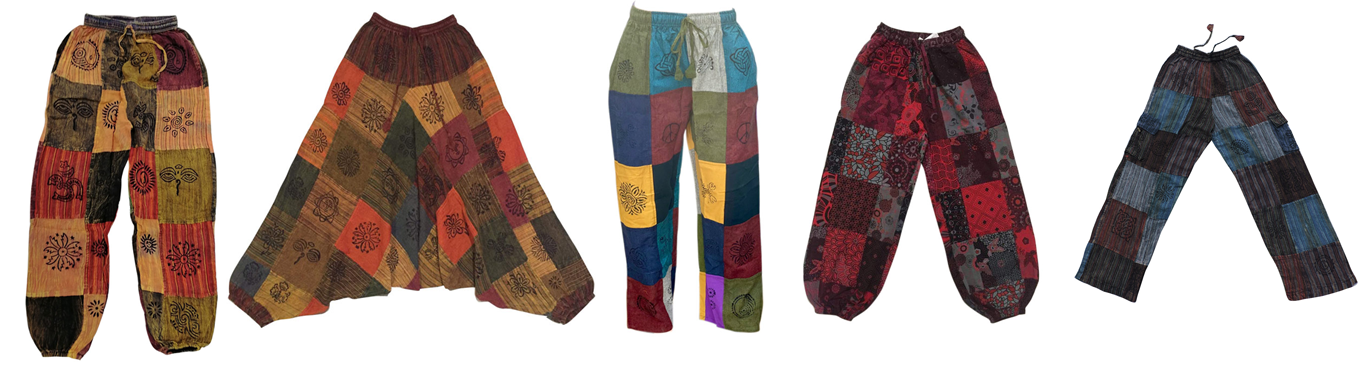 hippie cotton trousers