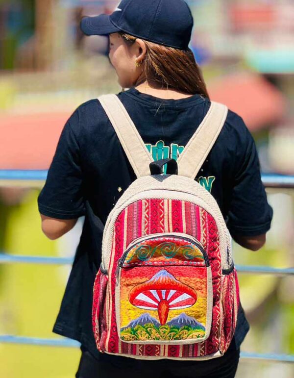 Himalayan handmade Hemp Mini backpack