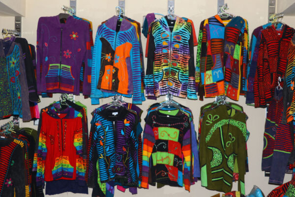 Hippie clothing stock