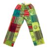 Patchwork Hippie Cotton Trouser with Stone Wash and Block Print